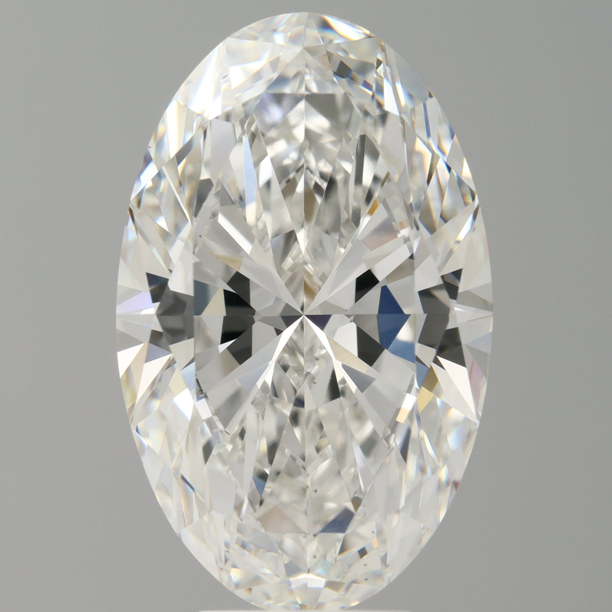 7.09 Carat Oval Shaped, Ideal Cut, E Color, VVS2 Clarity, IGI Certified Lab Grown Diamond