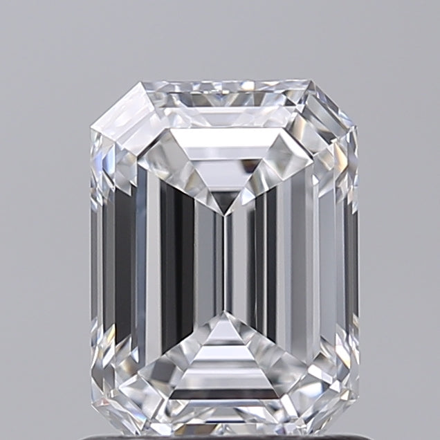 1.02 Carat Emerald Shaped, Excellent Cut, D Color, VVS1 Clarity, IGI Certified Lab Grown Diamond