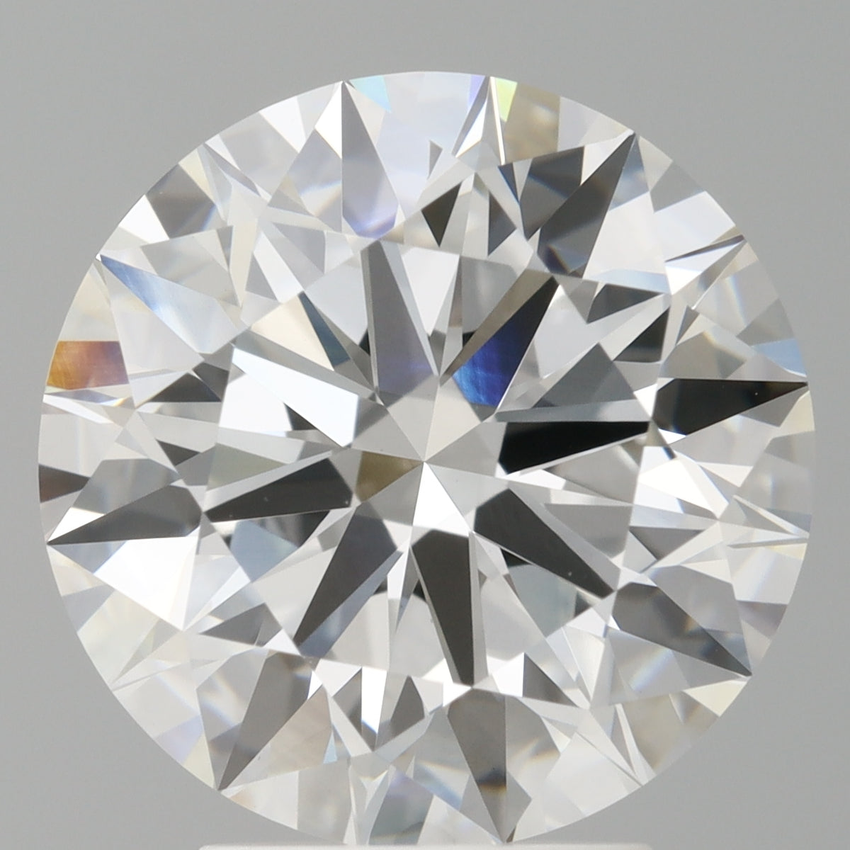 4.04 Carat Round Shaped, Ideal Cut, E Color, VVS2 Clarity, IGI Certified Lab Grown Diamond
