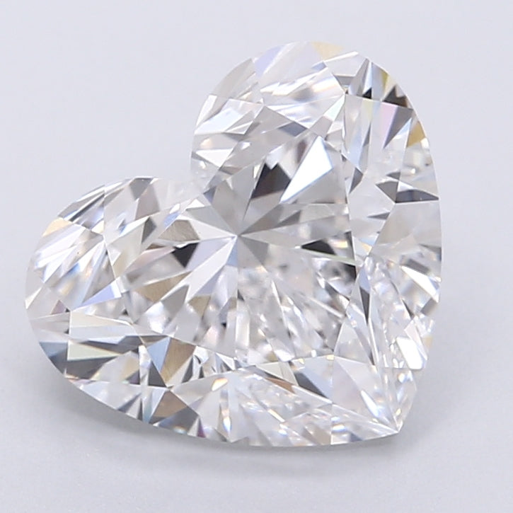 4.05 Carat Heart Shaped, Very Good Cut, D Color, VS2 Clarity, IGI Certified Lab Grown Diamond