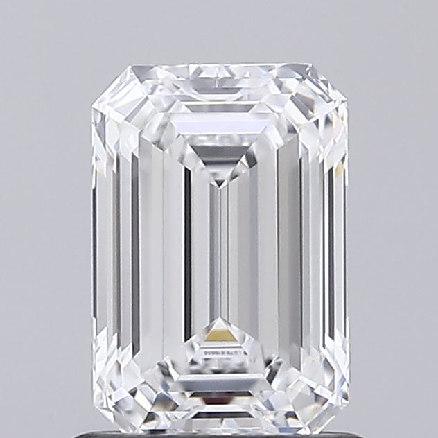 1.03 Carat Emerald Shaped, Ideal Cut, D Color, FL Clarity, IGI Certified Lab Grown Diamond
