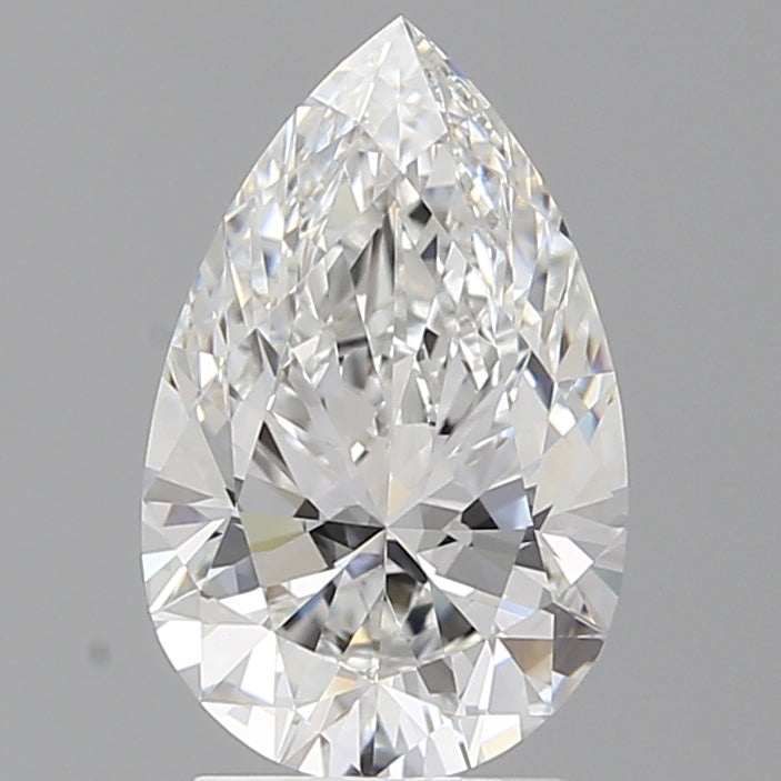 2.60 Carat Pear Shaped, Ideal Cut, E Color, VVS2 Clarity, IGI Certified Lab Grown Diamond