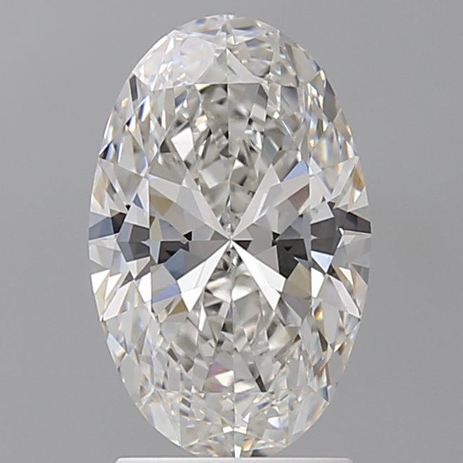 2.10 Carat Oval Shaped, Ideal Cut, F Color, VVS2 Clarity, IGI Certified Lab Grown Diamond