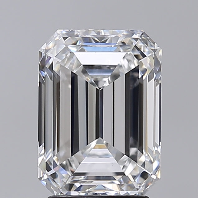 3.02 Carat Emerald Shaped, Very Good Cut, D Color, VS1 Clarity, IGI Certified Lab Grown Diamond