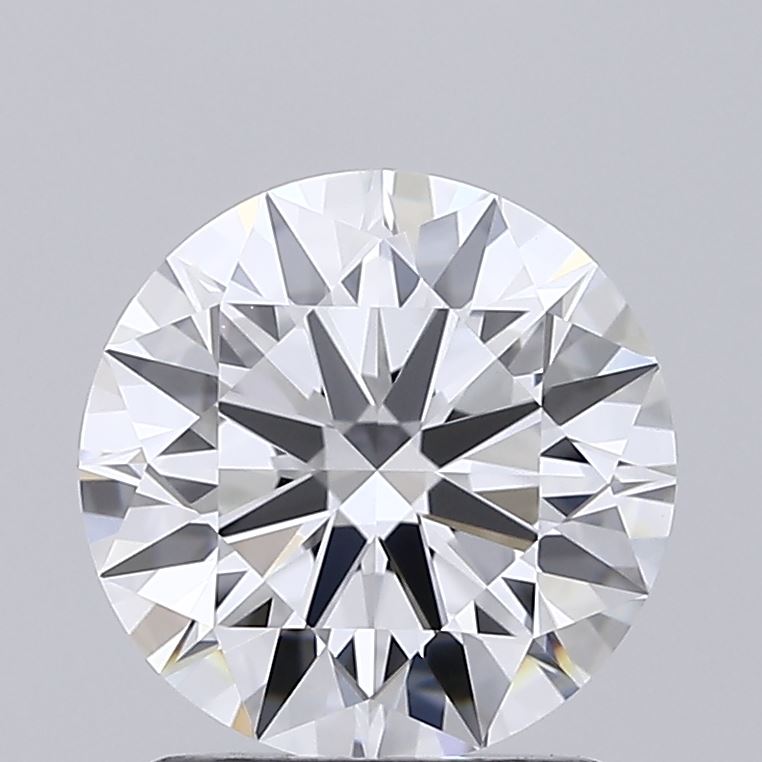 1.57 Carat Round Shaped, Ideal Cut, D Color, VS1 Clarity, IGI Certified Lab Grown Diamond
