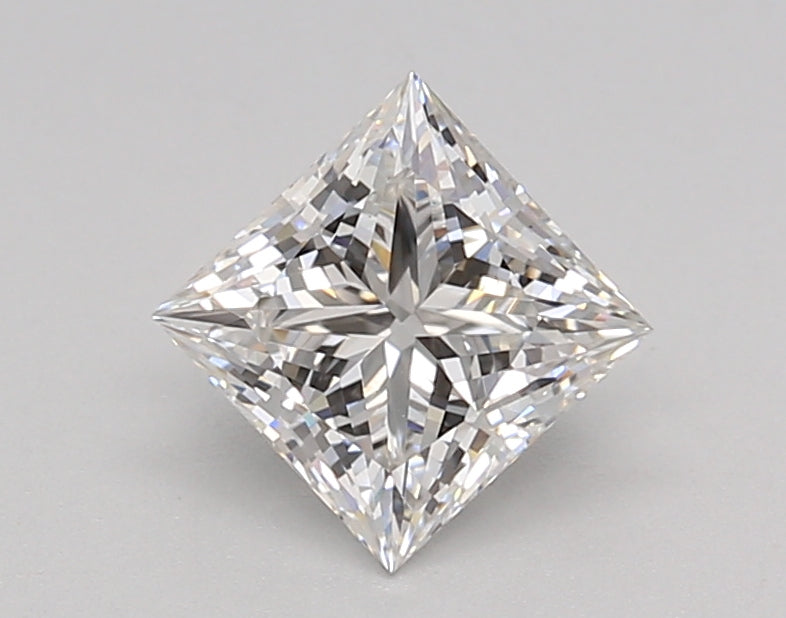 1.01 Carat Princess Shaped, Ideal Cut, E Color, VS1 Clarity, IGI Certified Lab Grown Diamond