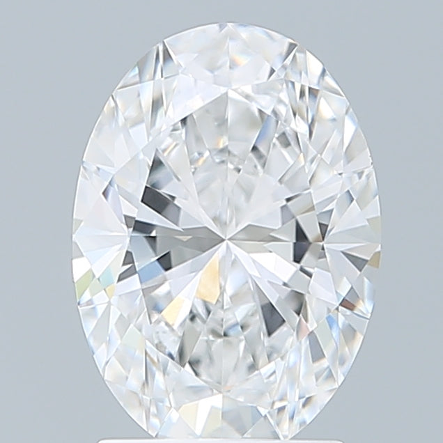 2.10 Carat Oval Shaped, Ideal Cut, D Color, VVS2 Clarity, IGI Certified Lab Grown Diamond