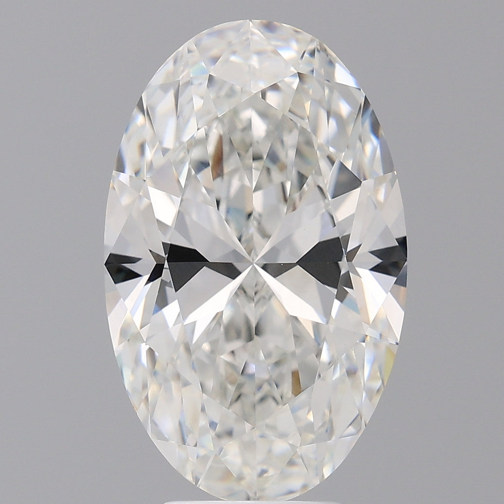 6.10 Carat Oval Shaped, Ideal Cut, F Color, VVS2 Clarity, IGI Certified Lab Grown Diamond