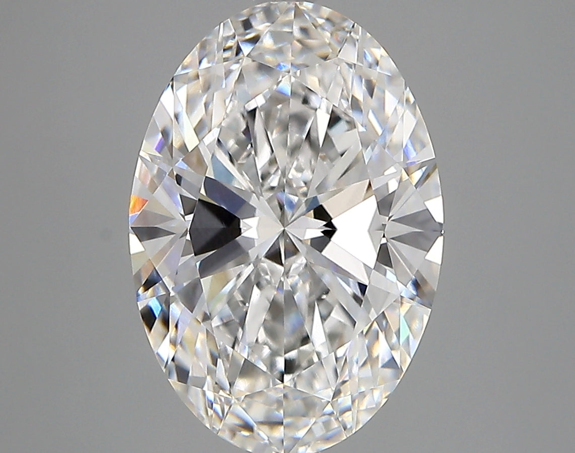 4.00 Carat Oval Shaped, Very Good Cut, E Color, VVS1 Clarity, IGI Certified Lab Grown Diamond