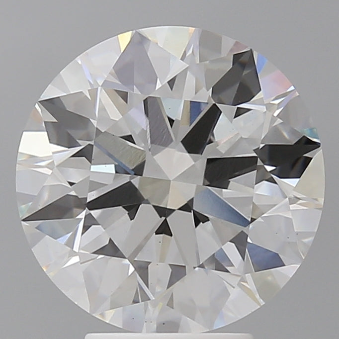5.05 Carat Round Shaped, Ideal Cut, E Color, VVS2 Clarity, IGI Certified Lab Grown Diamond