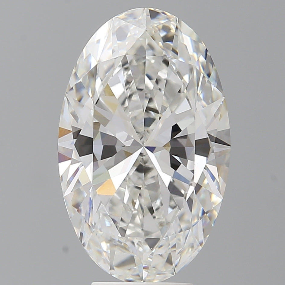 6.10 Carat Oval Shaped, Ideal Cut, F Color, VVS2 Clarity, IGI Certified Lab Grown Diamond