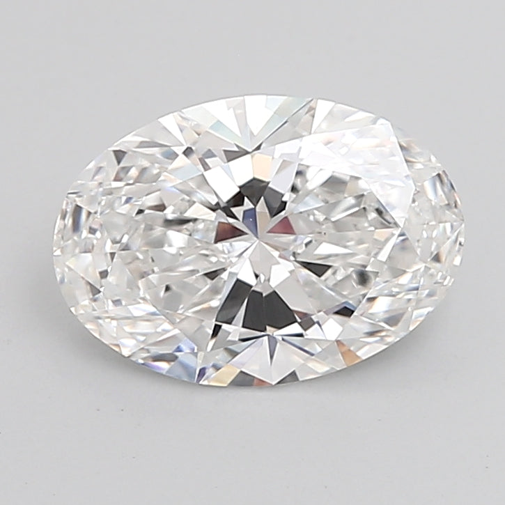 3.07 Carat Oval Shaped, Excellent Cut, D Color, VVS2 Clarity, IGI Certified Lab Grown Diamond