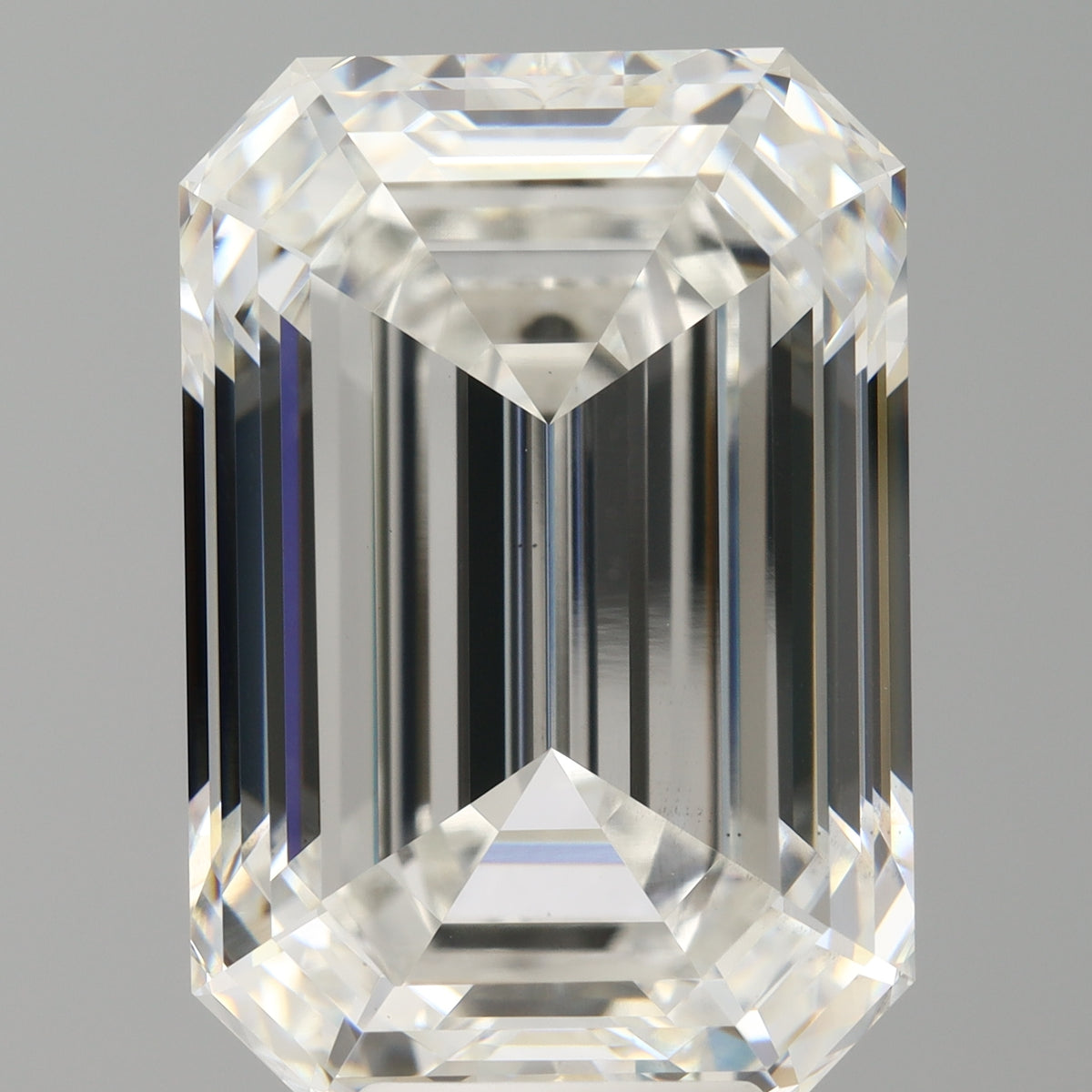 9.09 Carat Emerald Shaped, Ideal Cut, F Color, VS1 Clarity, IGI Certified Lab Grown Diamond