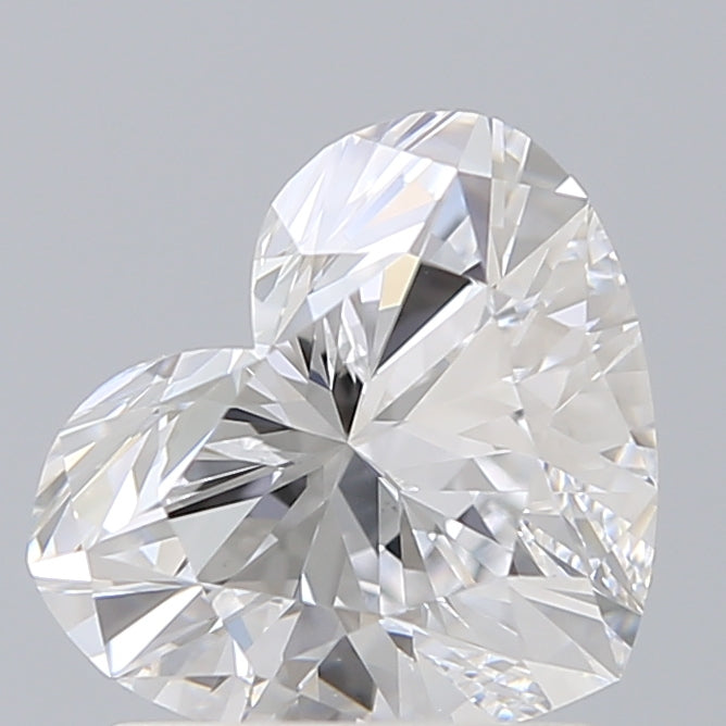 1.61 Carat Heart Shaped, Ideal Cut, D Color, VS1 Clarity, IGI Certified Lab Grown Diamond
