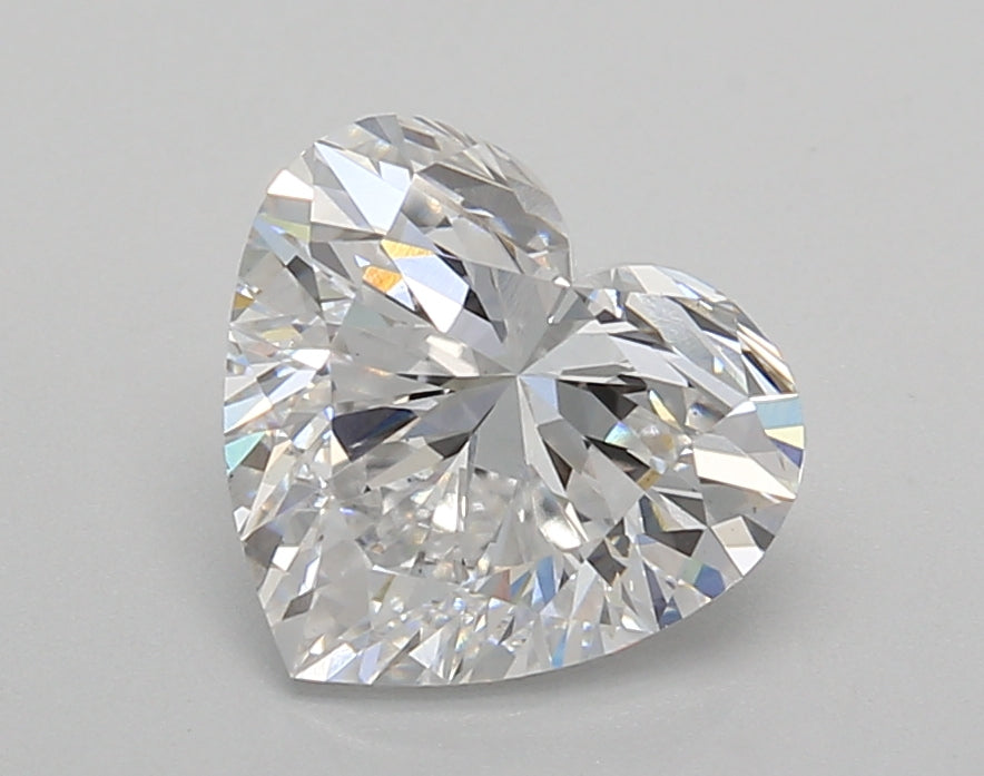 2.02 Carat Heart Shaped, Excellent Cut, D Color, VS1 Clarity, IGI Certified Lab Grown Diamond