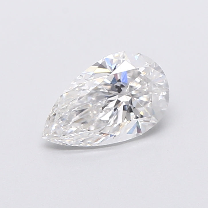 0.80 Carat Pear Shaped, Very Good Cut, E Color, VVS2 Clarity, IGI Certified Lab Grown Diamond
