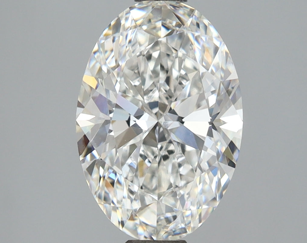 2.54 Carat Oval Shaped, Ideal Cut, E Color, VVS2 Clarity, IGI Certified Lab Grown Diamond