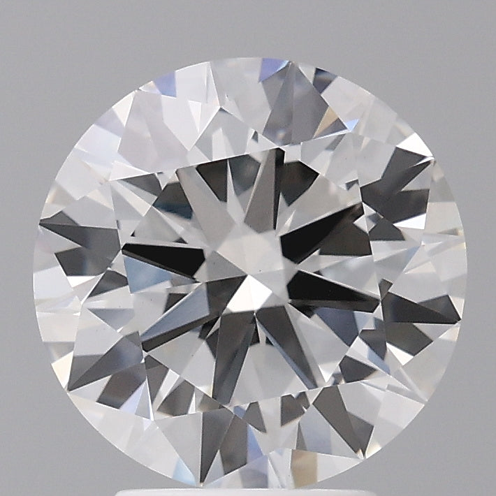 3.54 Carat Round Shaped, Excellent Cut, E Color, VVS2 Clarity, IGI Certified Lab Grown Diamond