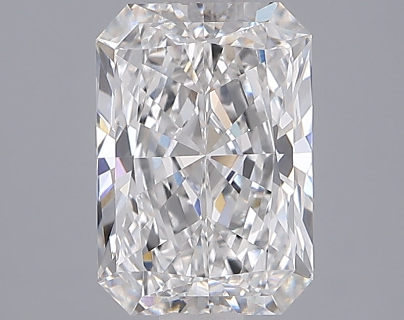 2.03 Carat Radiant Shaped, Ideal Cut, E Color, VVS2 Clarity, IGI Certified Lab Grown Diamond
