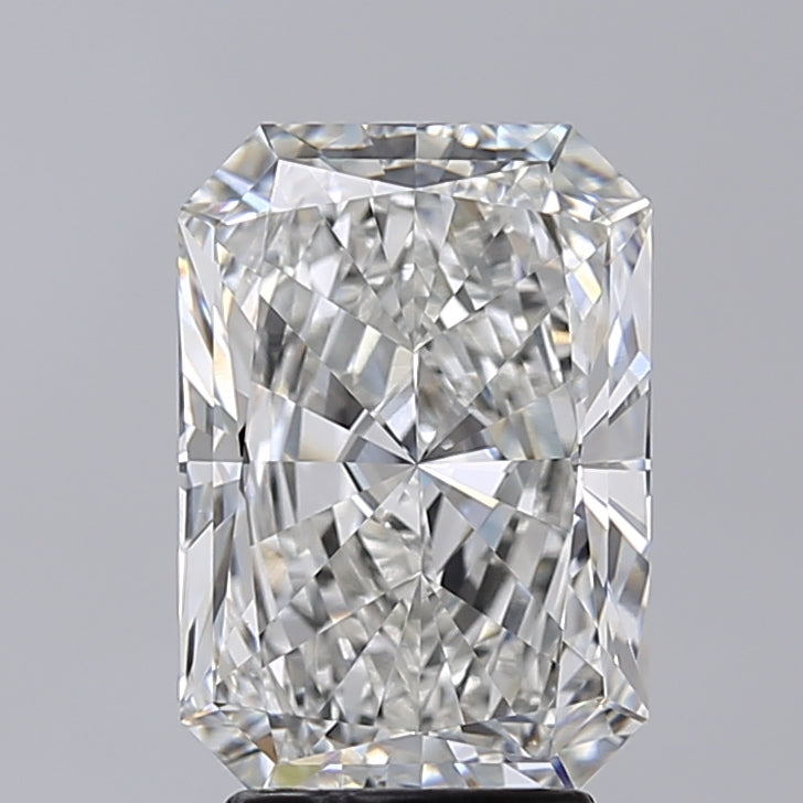 3.50 Carat Radiant Shaped, Very Good Cut, G Color, VVS2 Clarity, IGI Certified Lab Grown Diamond