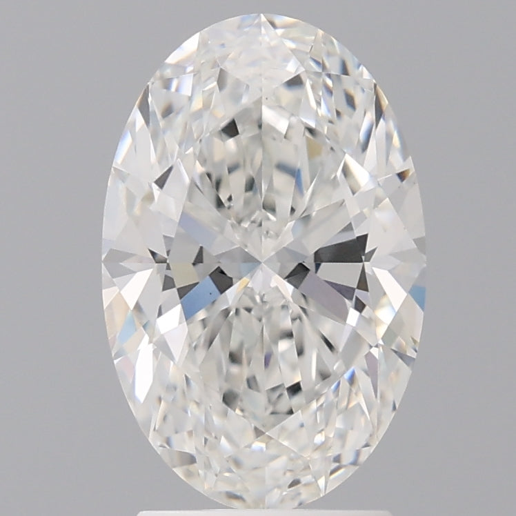 2.60 Carat Oval Shaped, Ideal Cut, F Color, VVS2 Clarity, IGI Certified Lab Grown Diamond
