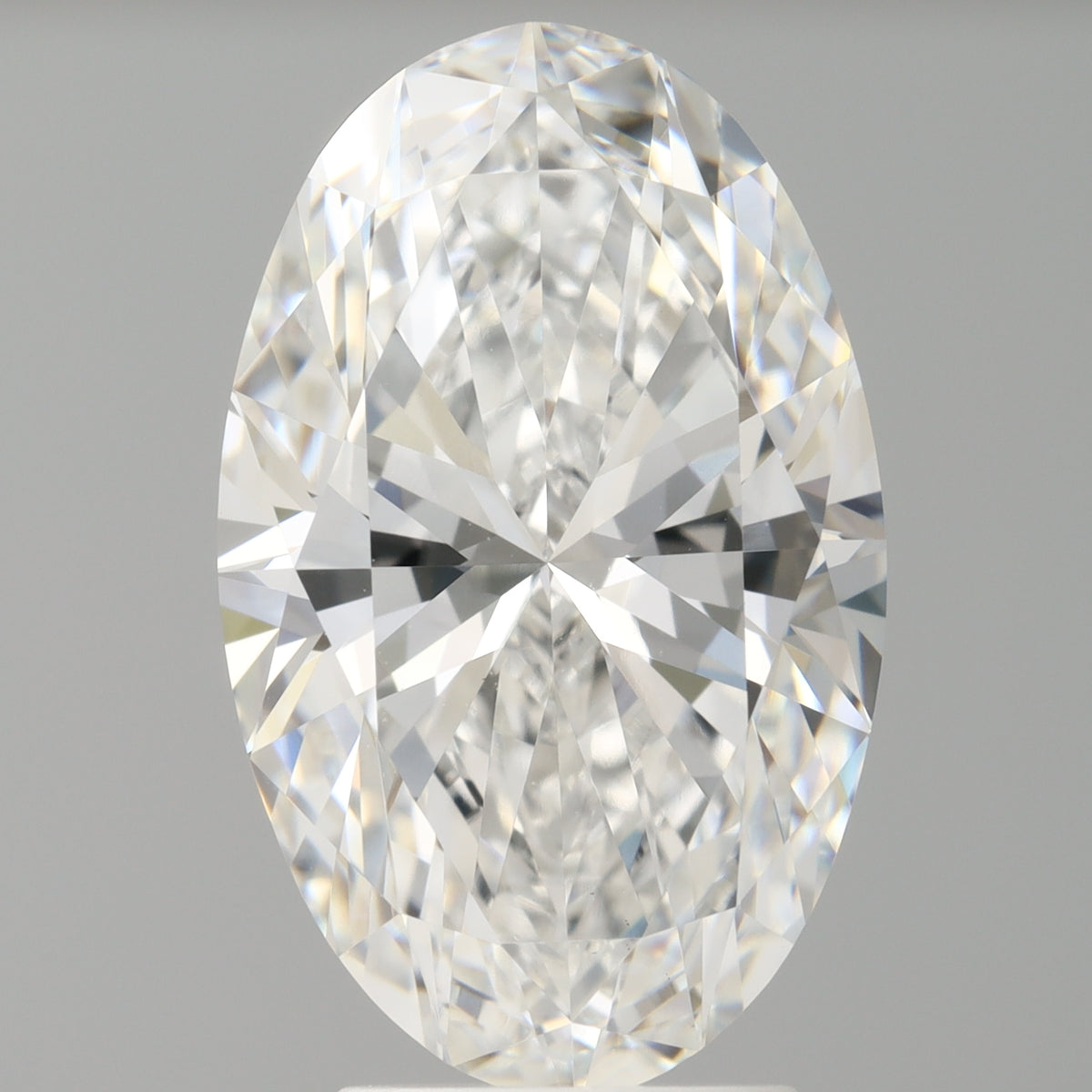 4.10 Carat Oval Shaped, Excellent Cut, E Color, VVS2 Clarity, IGI Certified Lab Grown Diamond