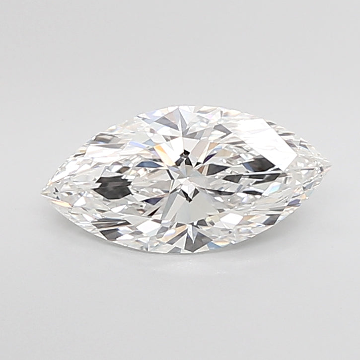 2.55 Carat Marquise Shaped, Ideal Cut, E Color, VVS2 Clarity, IGI Certified Lab Grown Diamond