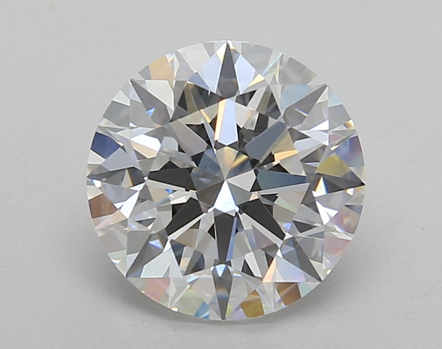2.52 Carat Round Shaped, Ideal Cut, E Color, VVS2 Clarity, IGI Certified Lab Grown Diamond