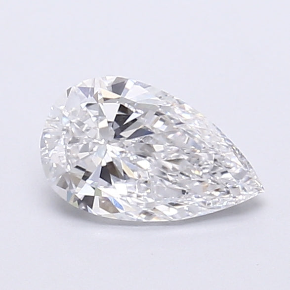 0.62 Carat Pear Shaped, Very Good Cut, D Color, VS1 Clarity, IGI Certified Lab Grown Diamond