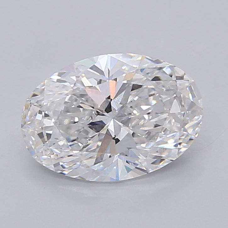 2.03 Carat Oval Shaped, Ideal Cut, D Color, VS1 Clarity, IGI Certified Lab Grown Diamond