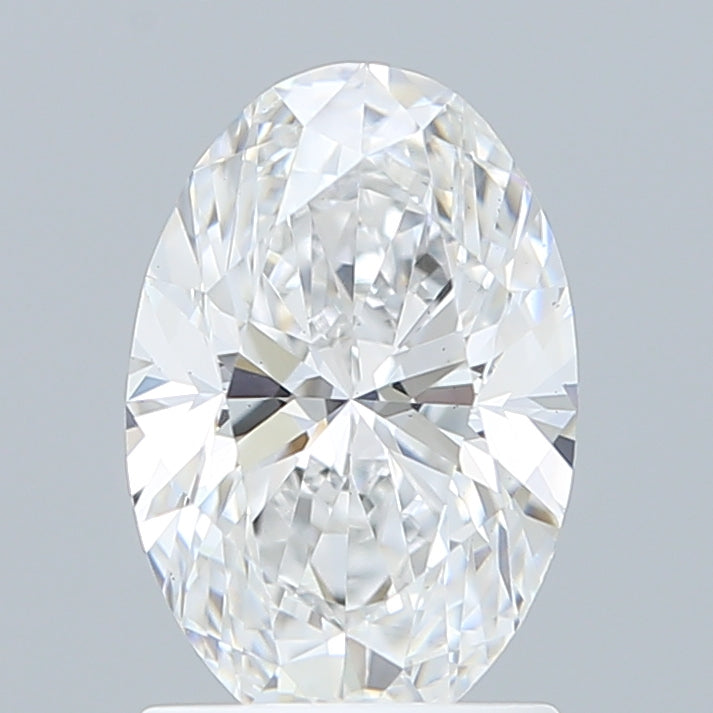 1.58 Carat Oval Shaped, Excellent Cut, D Color, VS1 Clarity, IGI Certified Lab Grown Diamond