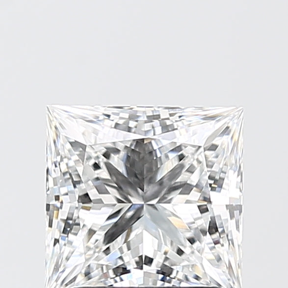 2.04 Carat Princess Shaped, Ideal Cut, D Color, VVS2 Clarity, IGI Certified Lab Grown Diamond