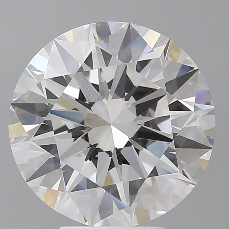 6.01 Carat Round Shaped, Excellent Cut, E Color, VVS2 Clarity, IGI Certified Lab Grown Diamond