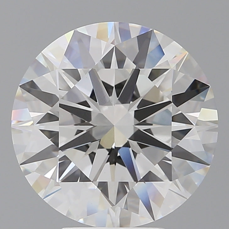 6.05 Carat Round Shaped, Ideal Cut, F Color, VVS2 Clarity, IGI Certified Lab Grown Diamond