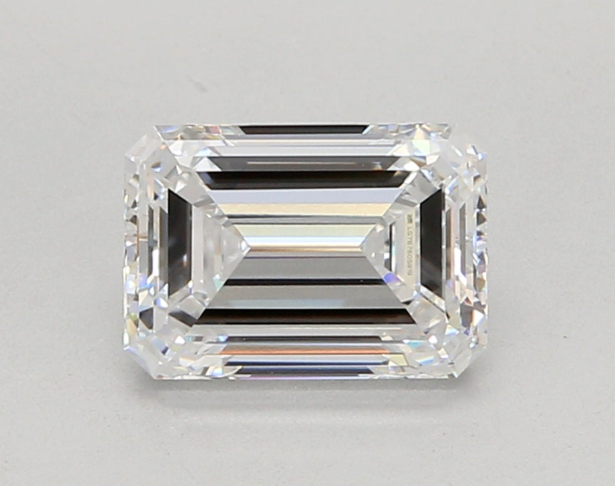 2.05 Carat Emerald Shaped, Ideal Cut, D Color, VVS1 Clarity, IGI Certified Lab Grown Diamond