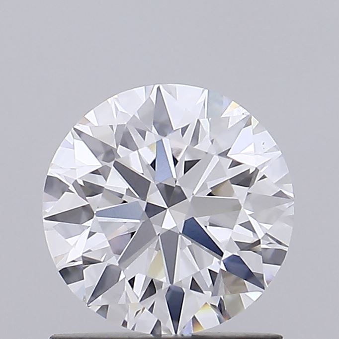 1.06 Carat Round Shaped, Ideal Cut, D Color, VVS2 Clarity, IGI Certified Lab Grown Diamond