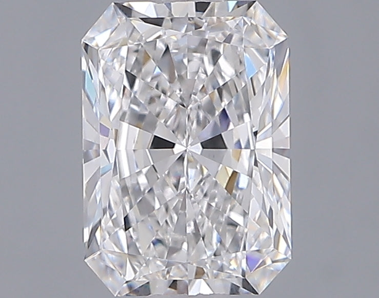 1.57 Carat Radiant Shaped, Ideal Cut, D Color, VS1 Clarity, IGI Certified Lab Grown Diamond