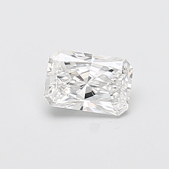 0.59 Carat Radiant Shaped, Very Good Cut, D Color, VS1 Clarity, IGI Certified Lab Grown Diamond
