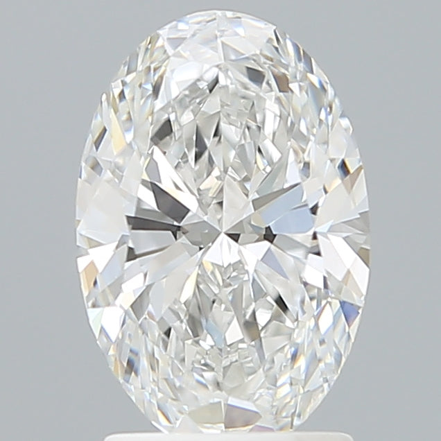 2.10 Carat Oval Shaped, Ideal Cut, D Color, VVS2 Clarity, IGI Certified Lab Grown Diamond