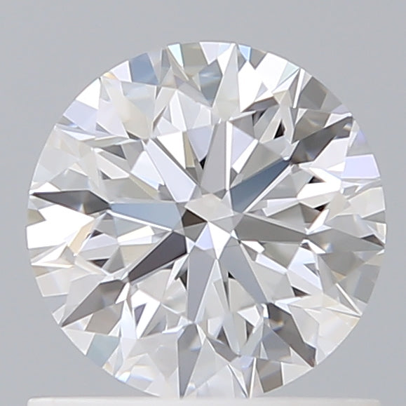 0.90 Carat Round Shaped, Excellent Cut, D Color, VVS2 Clarity, IGI Certified Lab Grown Diamond