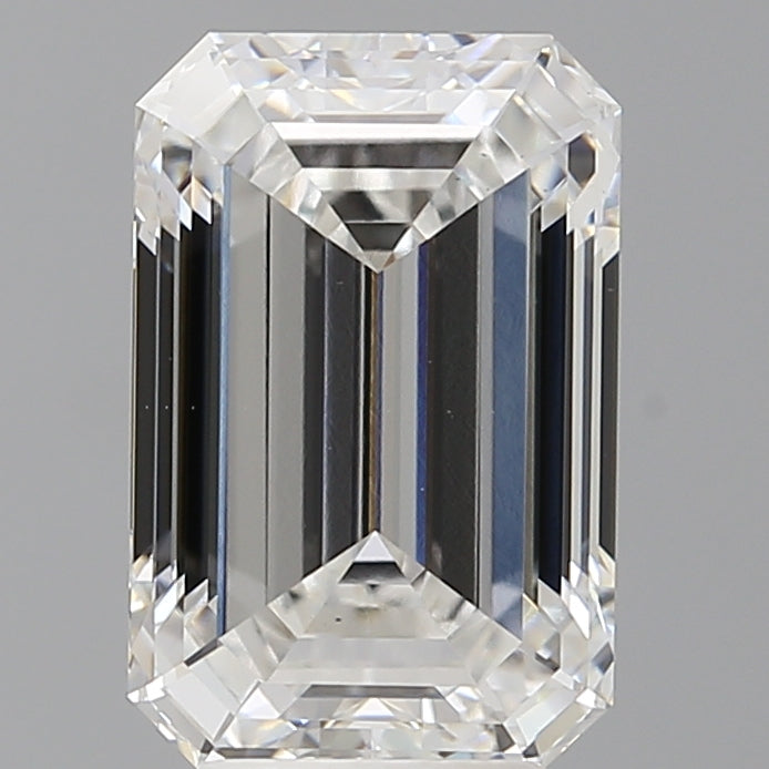 4.56 Carat Emerald Shaped, Ideal Cut, E Color, VS1 Clarity, IGI Certified Lab Grown Diamond