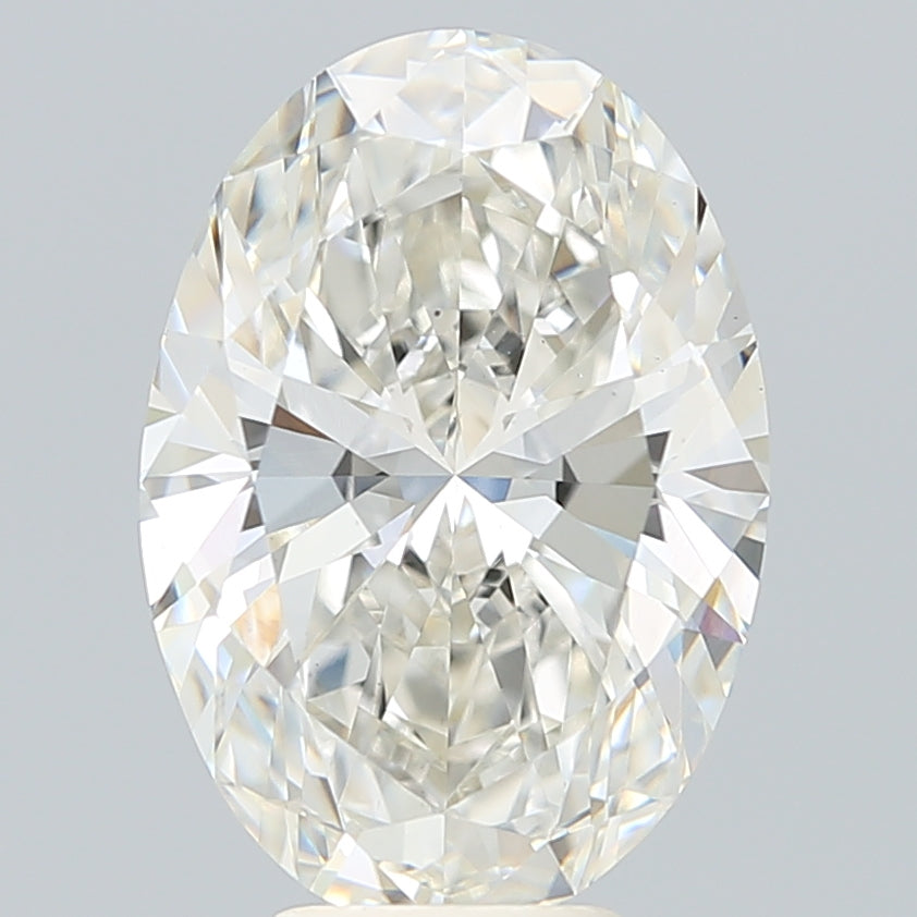 6.19 Carat Oval Shaped, Excellent Cut, H Color, VS1 Clarity, IGI Certified Lab Grown Diamond