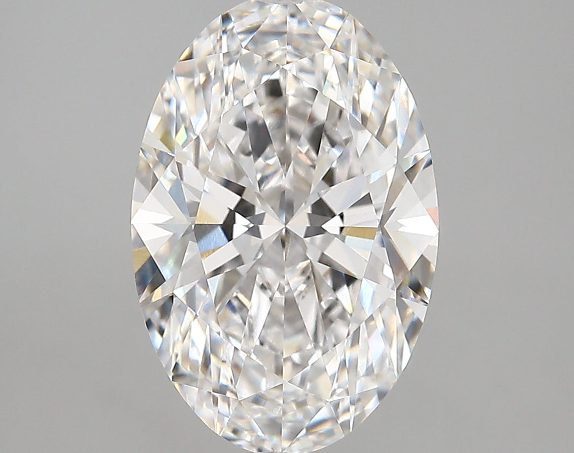 4.05 Carat Oval Shaped, Very Good Cut, E Color, VVS1 Clarity, IGI Certified Lab Grown Diamond