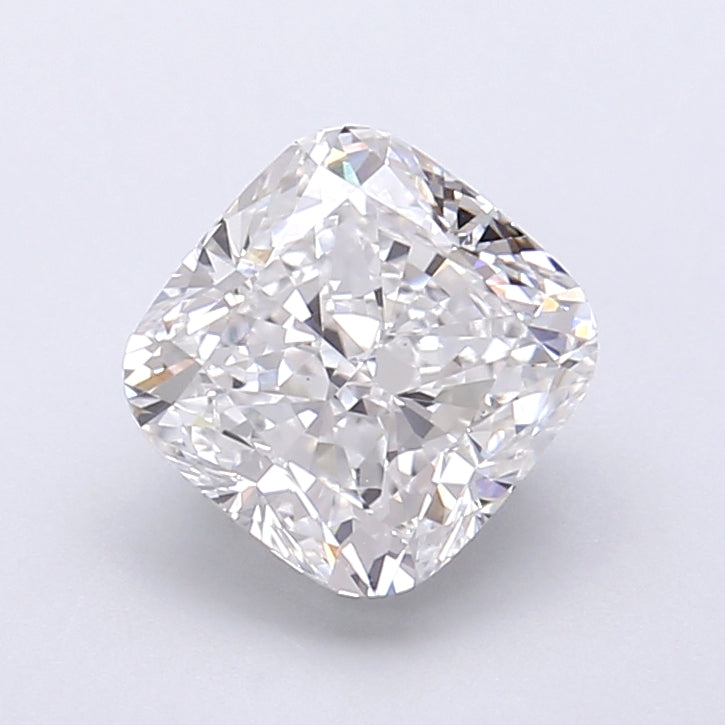 2.21 Carat Cushion Shaped, Very Good Cut, E Color, VVS2 Clarity, IGI Certified Lab Grown Diamond