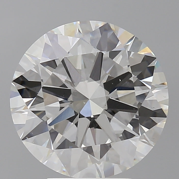 5.01 Carat Round Shaped, Excellent Cut, F Color, VS1 Clarity, IGI Certified Lab Grown Diamond