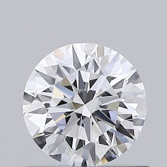 0.53 Carat Round Shaped, Ideal Cut, D Color, VVS2 Clarity, IGI Certified Lab Grown Diamond