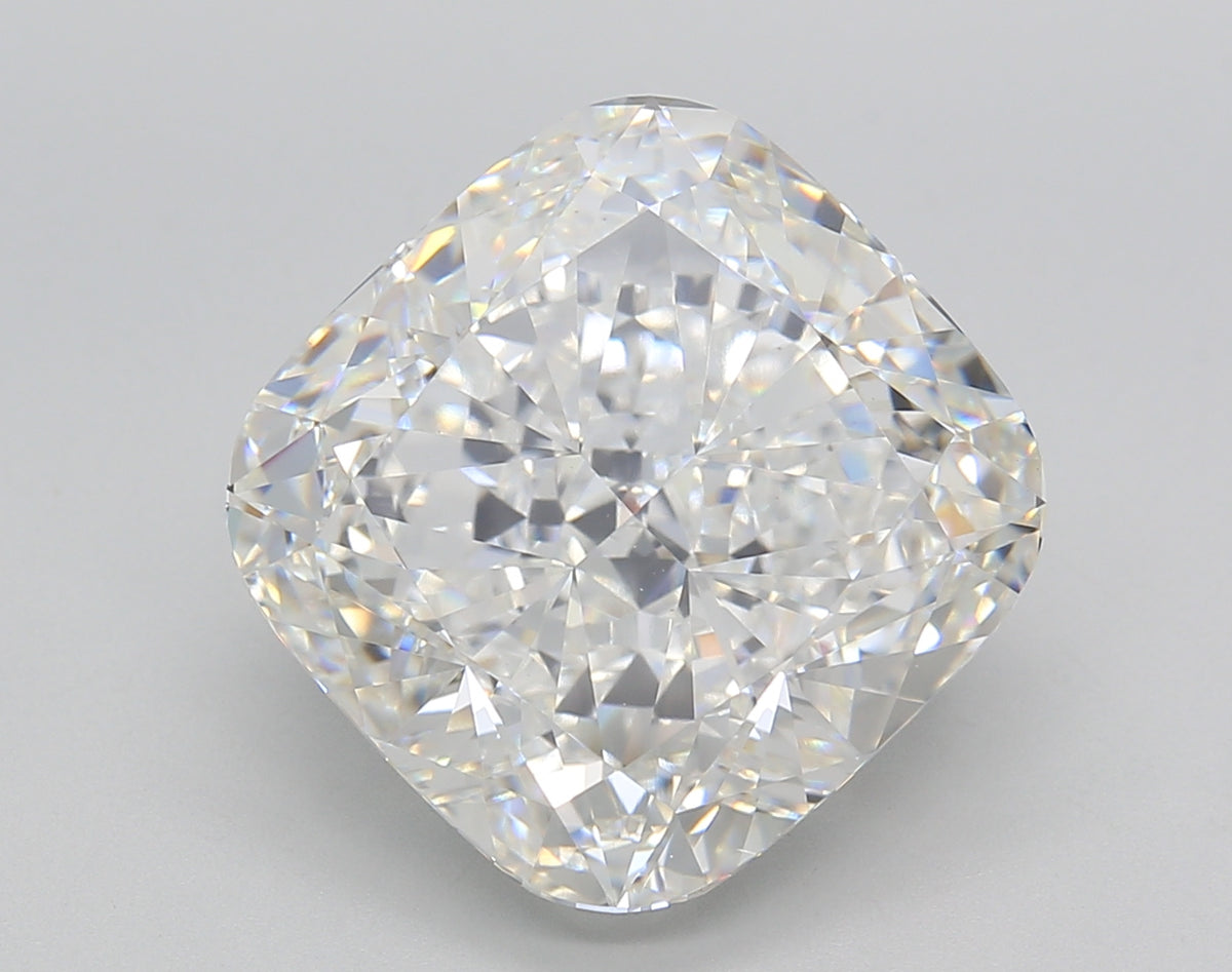 9.04 Carat Cushion Shaped, Very Good Cut, F Color, VVS2 Clarity, IGI Certified Lab Grown Diamond