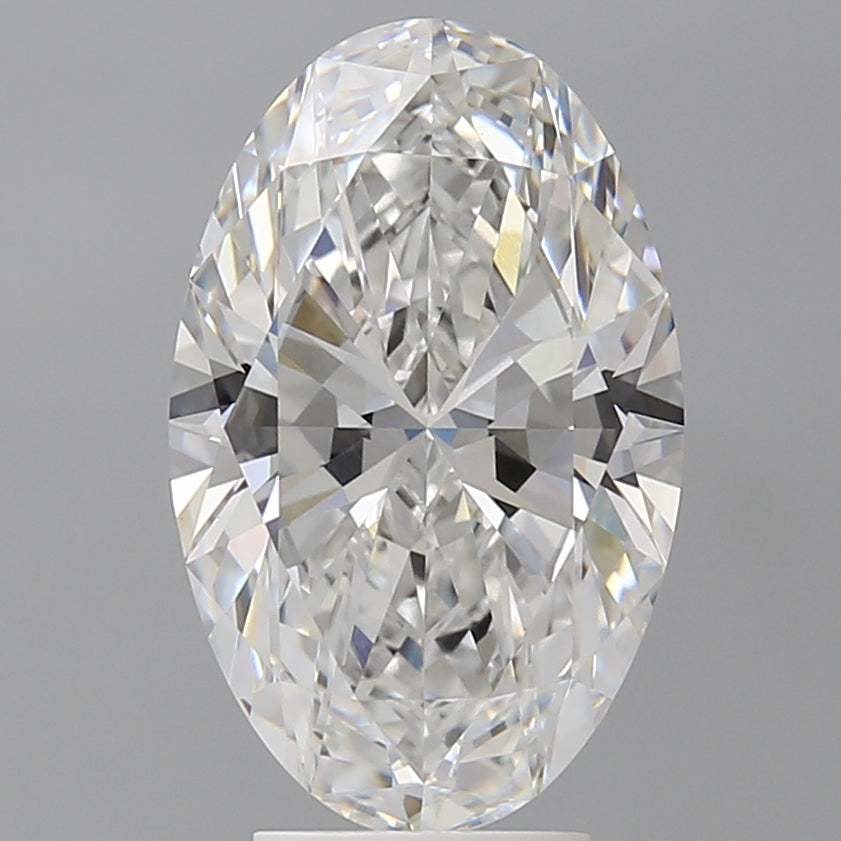 4.58 Carat Oval Shaped, Ideal Cut, E Color, VVS2 Clarity, IGI Certified Lab Grown Diamond