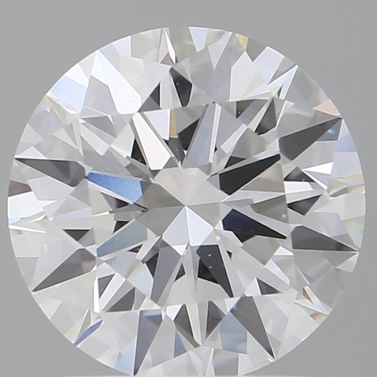 2.02 Carat Round Shaped, Ideal Cut, E Color, VVS2 Clarity, IGI Certified Lab Grown Diamond