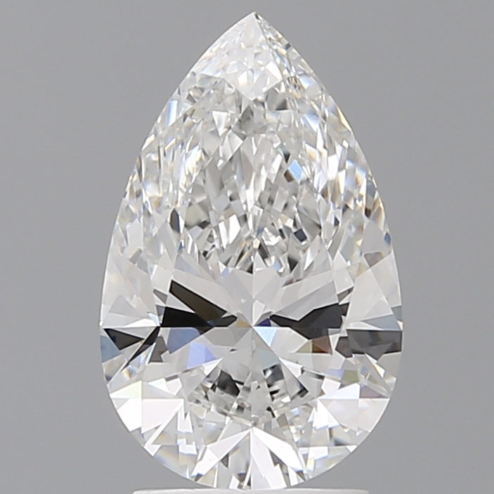 2.56 Carat Pear Shaped, Ideal Cut, E Color, VVS2 Clarity, IGI Certified Lab Grown Diamond